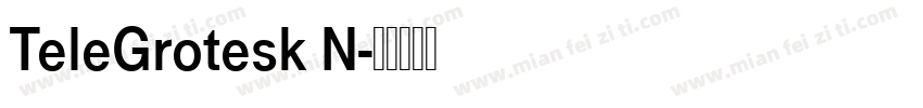 TeleGrotesk N字体转换
